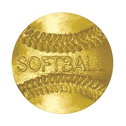 Picture of Simba CL055 1 in. Softball Chenille Pin