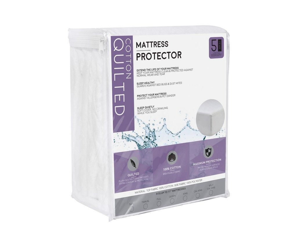 MATPROC2-T Quilted Mattress Protector - Twin Size
