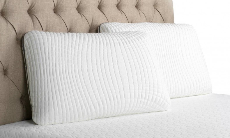 PBD328-K Bamboo Charcoal Ventilated Memory Foam Pillow, Charcoal - King Size