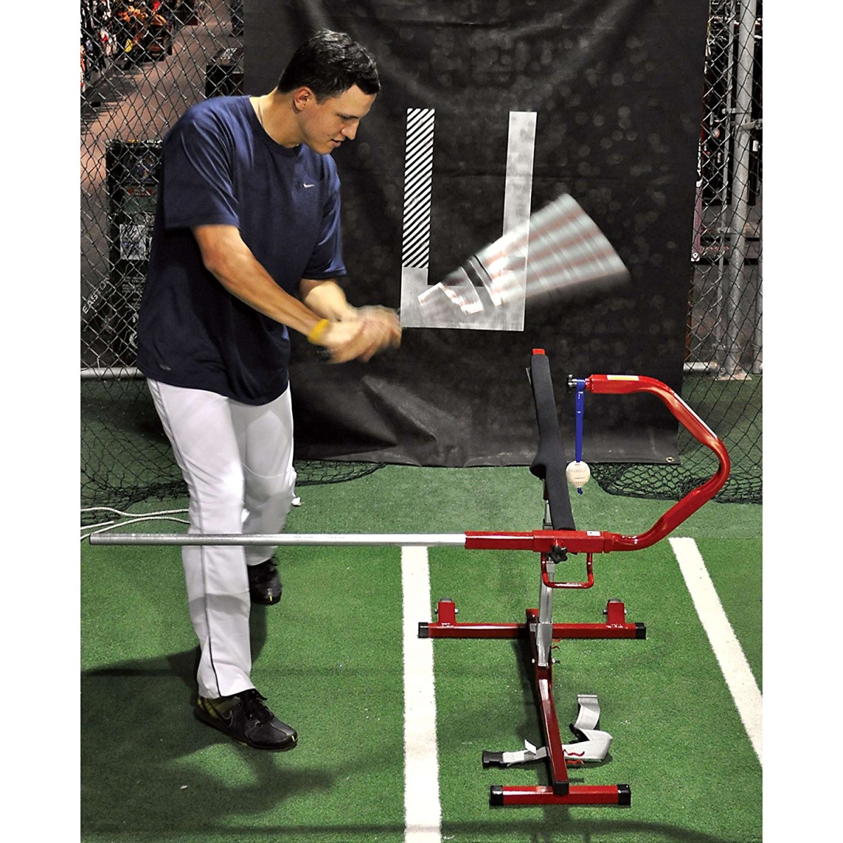 Picture of Batter Up Ind PD-550-HTFG Fold-N-Go Swing Trainer Tee
