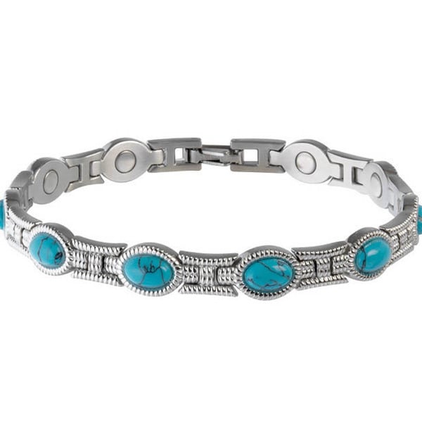 22065 Lady Turquoise Magnetic Bracelet - Small