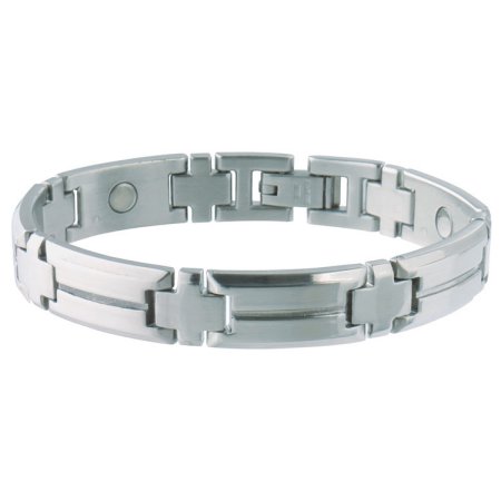 Picture of Sabona 64370 Mens Steel Sport Magnetic Bracelet - Large & Extra Large
