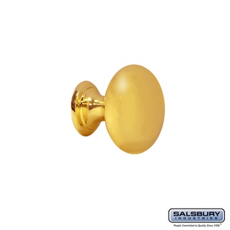 Picture of Salsbury 11118 Knob Pull for Solid Executive Wood Locker&#44; Gold Finish