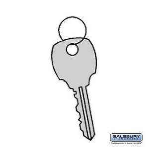 Picture of Salsbury 11121 Master Control Key for Combination Padlock of Solid Executive Wood Locker