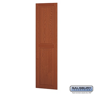 11135MED 21 in. Side Panel for Solid Executive Wood Locker - Medium Oak