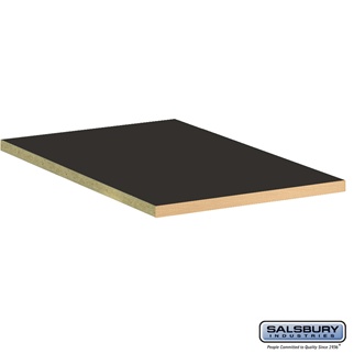 Picture of Salsbury 11191LGT 21 in. Compartment Shelf for Solid Oak Executive Locker&#44; Light Oak - Full Depth