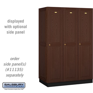 Picture of Salsbury 11361DRK 16 in. Single Tier Solid Executive Wood Locker, Dark Oak - 6 ft. x 3 x 21 in.