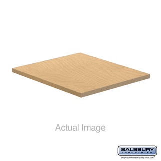 22248MAP 15 x 18 in. Flat Top Filler - In-Line for Extra Wide Designer Wood Locker, Maple