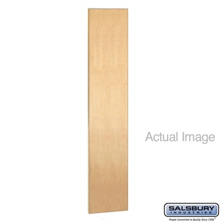 22265MAP 15 in. Front Filler - Vertical for Extra Wide Designer Wood Locker, Maple
