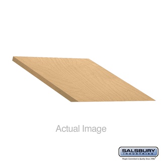 22288MAP 15 x 18 in. Sloping Hood Filler - In-Line - for Extra Wide Designer Wood Locker, Maple