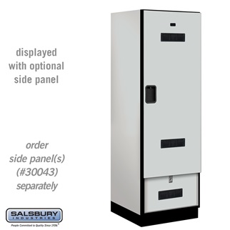 30074GRY 24 in. Designer Wood Gear Locker, Gray - 6 ft. x 24 in.