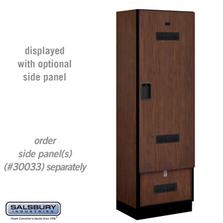 30078MAH 24 in. Designer Wood Gear Locker, Mahogany - 6 ft. x 18 in.