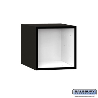 Picture of Salsbury 31212BLK 12 in. Cube Wood Cubby&#44; Black
