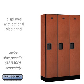 31355CHE 12 in. Single Tier Designer Wood Locker, Cherry - 3 x 5 ft. x 15 in.