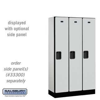 31355GRY 12 in. Single Tier Designer Wood Locker, Gray - 3 x 5 ft. x 15 in.