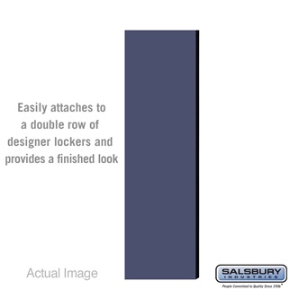 33333DE-BLU 6 ft. x 18 in. Double End Side Panel for Designer Wood Locker without Sloping Hood, Blue