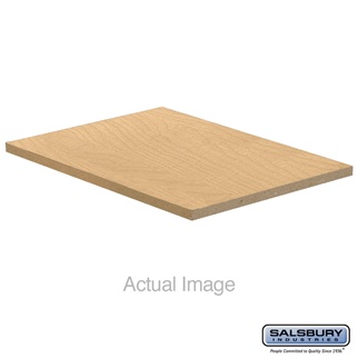 Picture of Salsbury 33341MAP 15 x 21 in. Flat Top Filler - In-Line - for Designer Wood Locker&#44; Maple