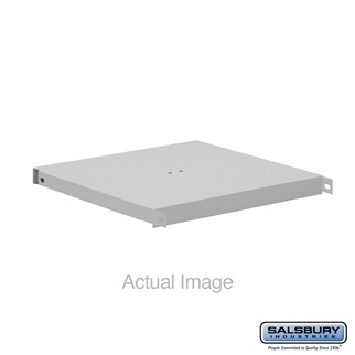12 in. Compartment Shelf Metal Locke, Gray