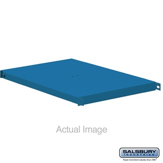 18 in. Compartment Shelf Metal Locke, Blue