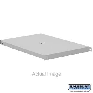 18 in. Compartment Shelf Metal Locke, Gray