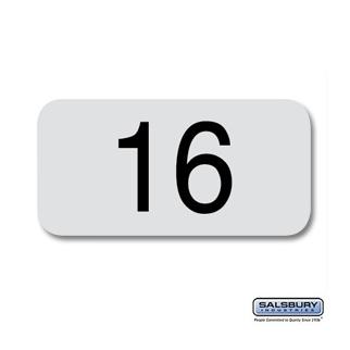 99960 Custom Engraved Number Plate for Plastic Locker Door