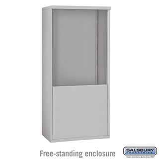 3910D-ALM Free-Standing Enclosure for 3710 Double Column Unit, Aluminum