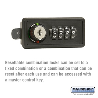 3682 Resettable Combination Lock for 4B Plus Horizontal Mailbox Door