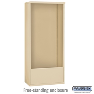 3916D-SAN Free-Standing Enclosure for 3716 Double Column Unit, Sandstone