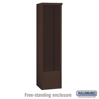 3916S-BRZ Free-Standing Enclosure for 3716 Single Column Unit, Bronze