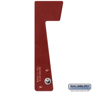 4316D Replacement Flag for Designer Roadside Mailbox, Burgundy
