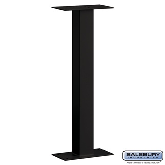 4765BLK Mail House Post - Bolt Mounted, Black