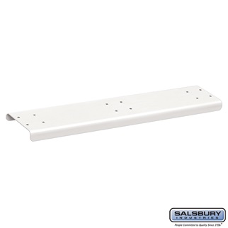 4883WHT Spreader - 3 Wide for Rural Mailboxes & Townhouse Mailboxes, White