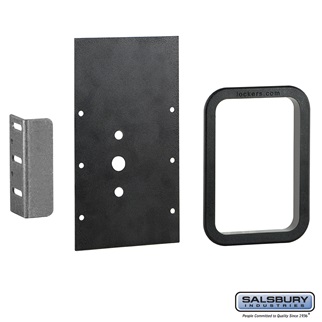33310-CK Designer Wood Locker Replacement Lock Conversion Kit for Combination Locks - 8.12 x 4.5 x 2 in.