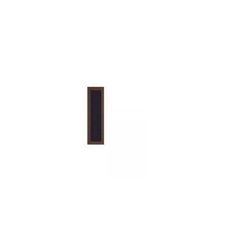 4 x 14 x 0.25 in. Name Directory for Mailbox, Bronze