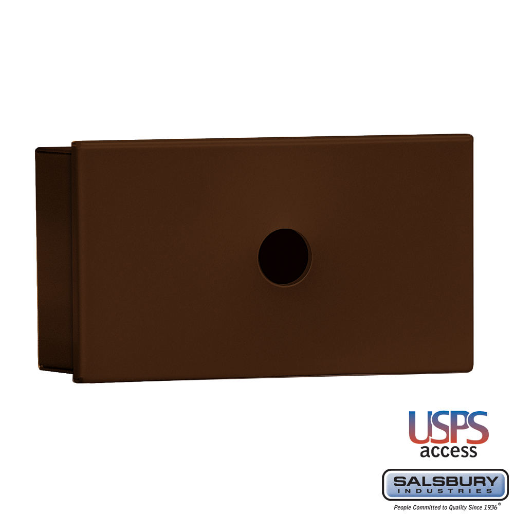 6 x 3.25 x 2 in. Salsbury Key Keeper - Surface Mounted - USPS Access, Bronze