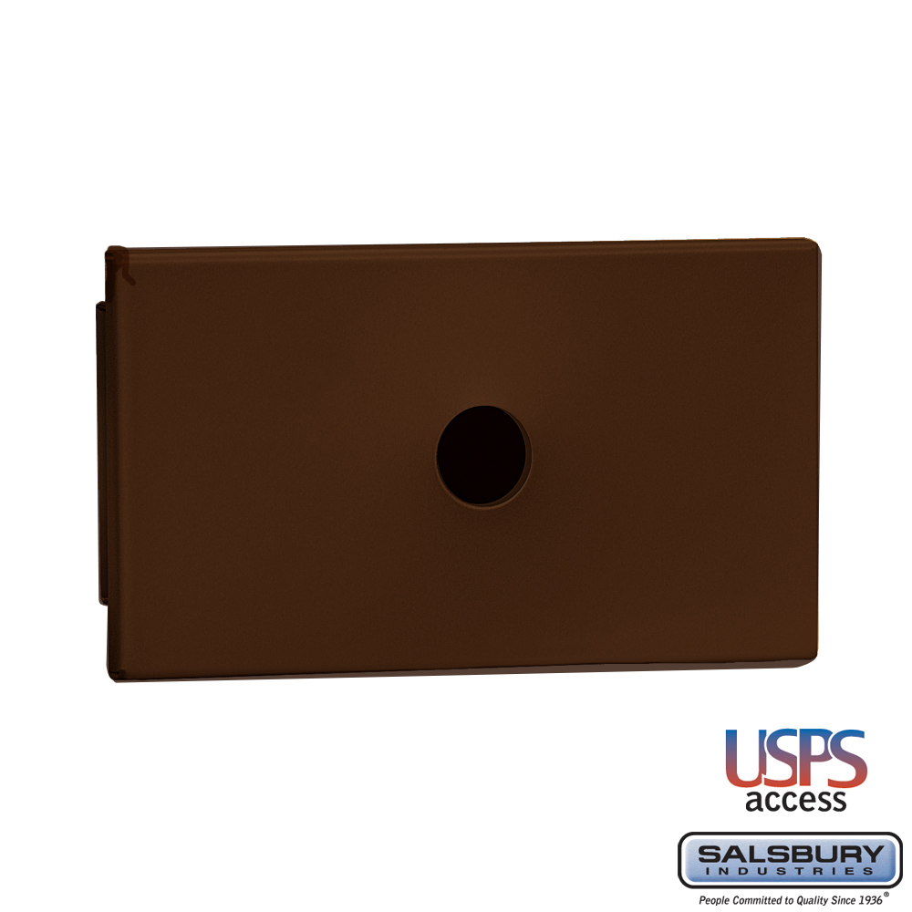 6 x 3.25 x 2 in. Key Keeper - Recessed Mounted - USPS Access, Bronze