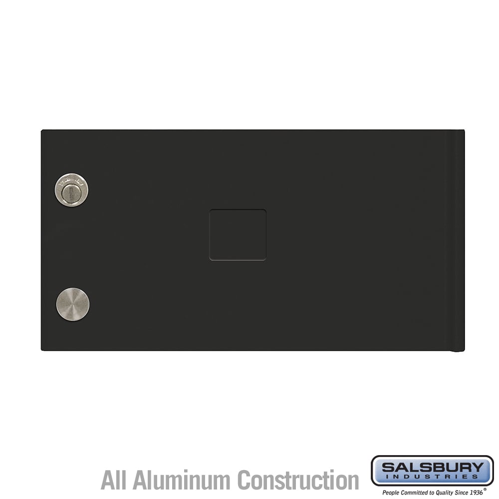 3356BLK 12.75 x 6.75 x 0.25 in. Replacement Door & Lock - Standard C Size for Cluster Box Unit with 3 Keys, Black