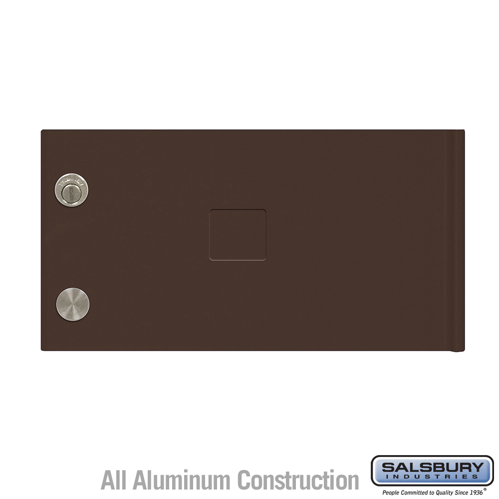 3356BRZ 12.75 x 6.75 x 0.25 in. Replacement Door & Lock - Standard C Size for Cluster Box Unit with 3 Keys, Bronze