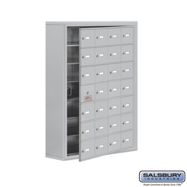 19178-28ASK Surface Mounted with 28 A Doors 27 Usable in Keyed Locks Cell Phone Locker
