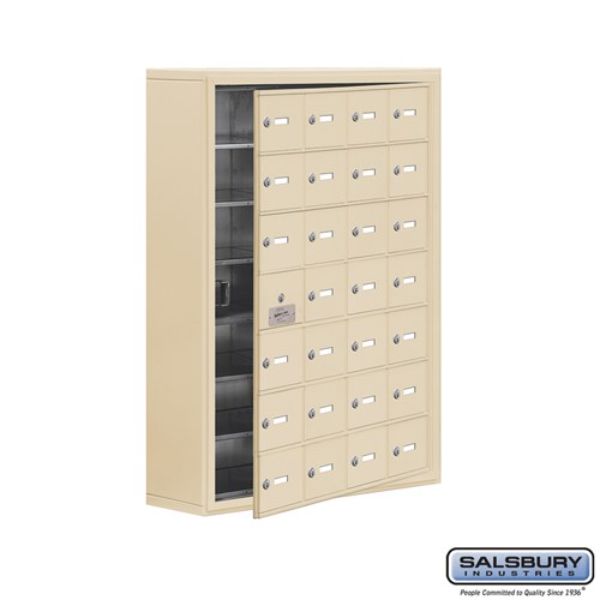 19178-28SSK Surface Mounted with 28 A Doors 27 Usable in Keyed Locks Cell Phone Locker