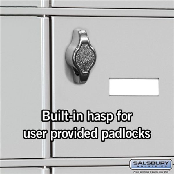 19923 Built-in Hasp for User Provided Padlock for Cell Phone Locker Door