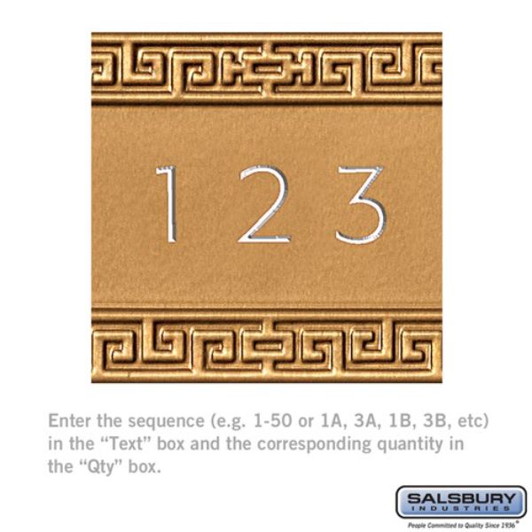 2168 Custom Door Engraving for Americana Mailbox Door