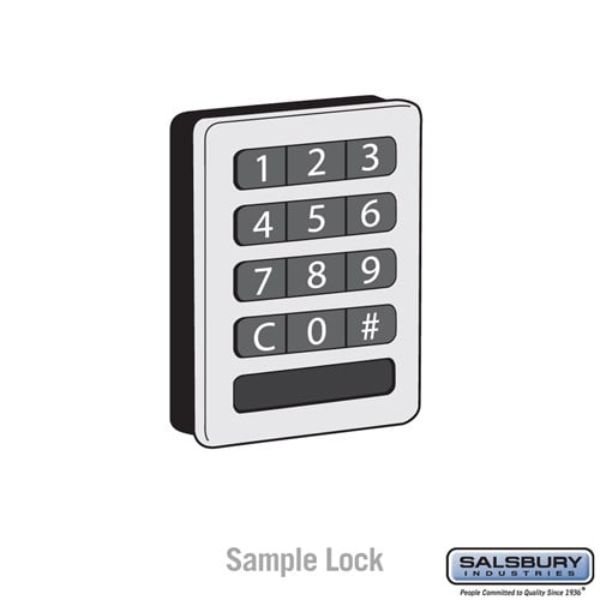 22293 Custom Lock Installation Lock Provided byOwner for Designer Wood Locker Door