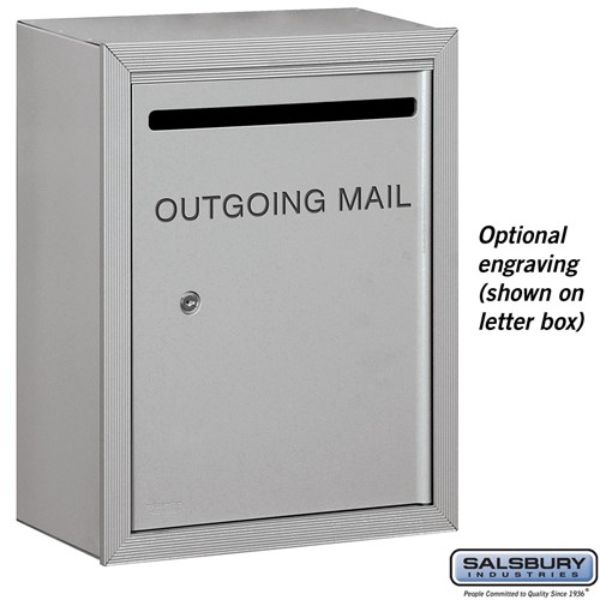 2266B-LB Custom Door Engraving & Black Filled for Letter Box
