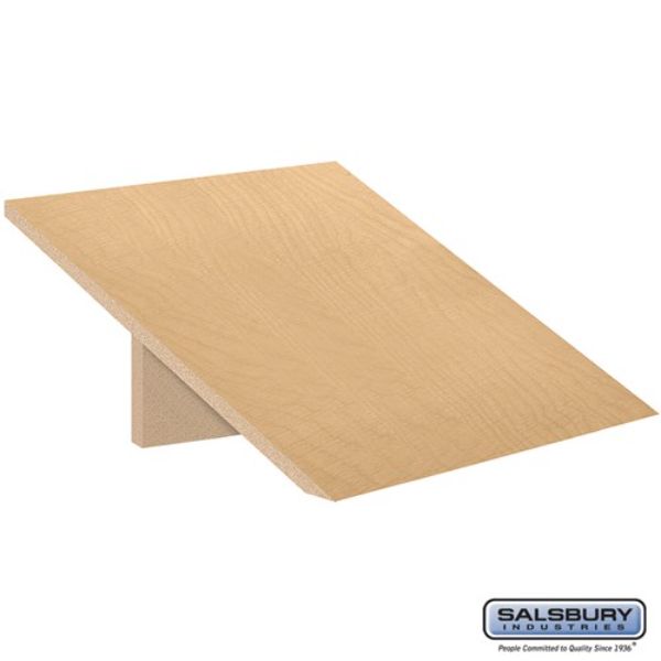 22814MAP Sloping Hood for Designer Wood Locker,Maple - 18 x 24 x 1 in.