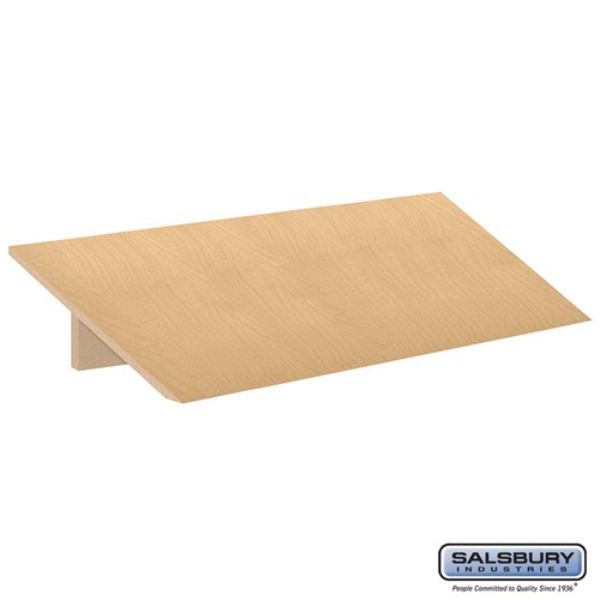 22834MAP Sloping Hood for Designer Wood Locker, Maple - 18 x 24 x 3 in.