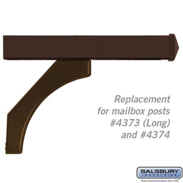 4378BRZ Arm Kit Replacement for Deluxe Post for 2 Roadside Mailboxes, Bronze