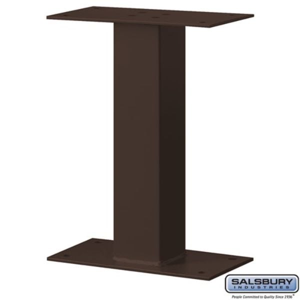 4395BRZ Standard Pedestal Bolt Mounted for Mail Package Drop, Bronze