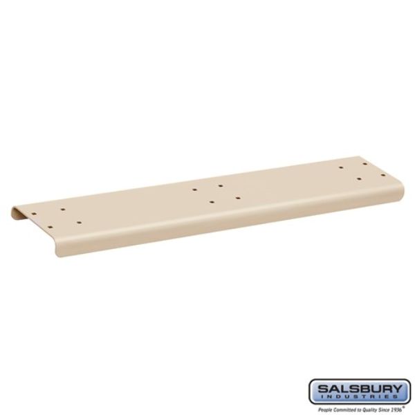 4883SAN Spreader 3 Wide for Rural Mailboxes, Sandstone