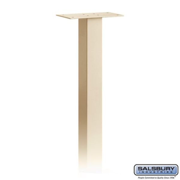 4895SAN Standard In-Ground Mounted Mailbox Post, Sandstone